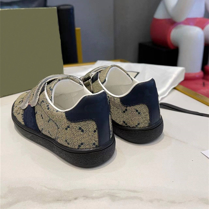 Baby Kids Shoes Newest Sneakers Children Prewalker Sport Running Shoes High Quality Letter Printing Leather Shoes Antiskid Leisure Shoe 2Colors Availa