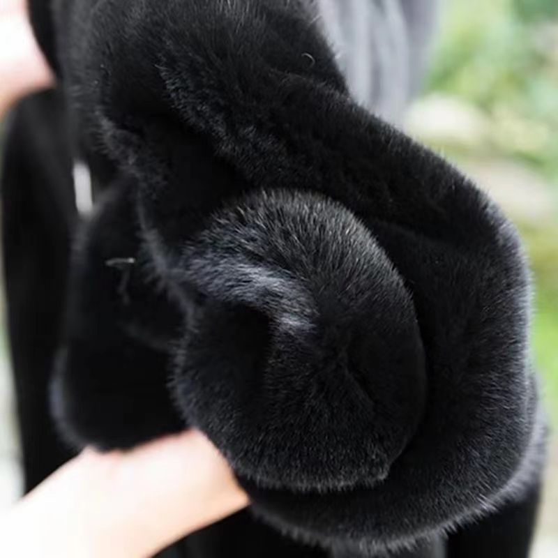 New Belt Long Sleeved Natural Real Mink Fur Coat Woman types Collars Real Fur Coat Women Winter Warm Thick Real Fur jacket 201212