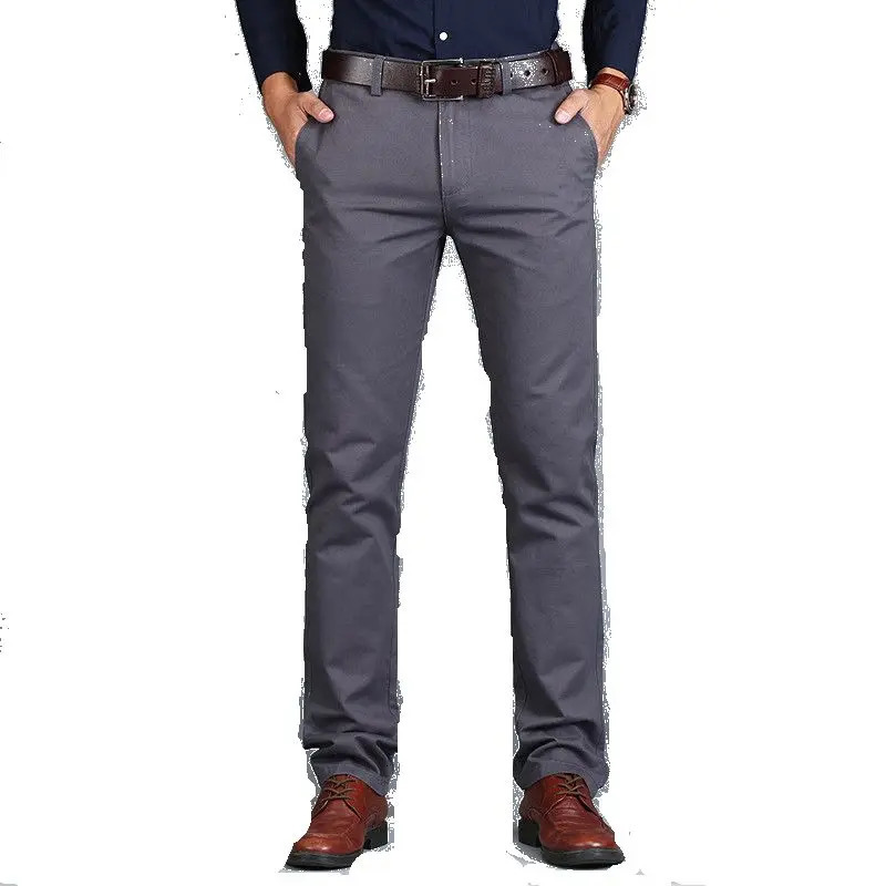 men pants Straight Loose Casual Trousers Large Size Cotton Mens Business Suit Pants clothing joggers cargo pants men 240305