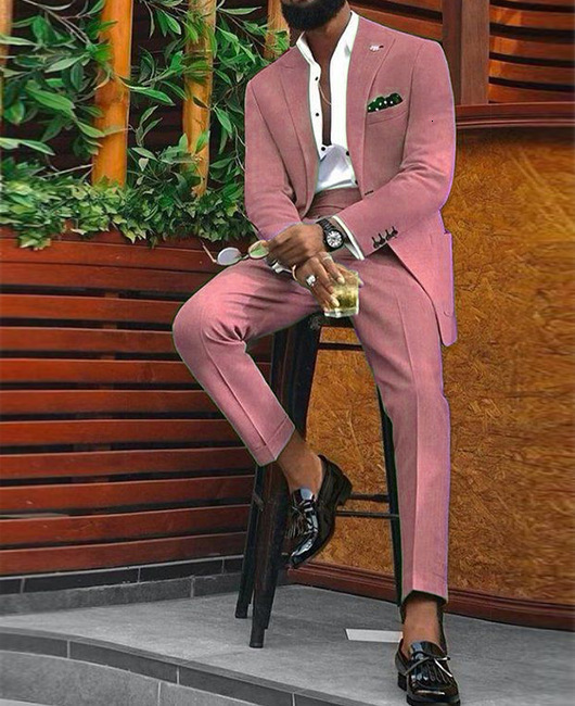 Suit set two-piece two button suit jacket mens suit 230705