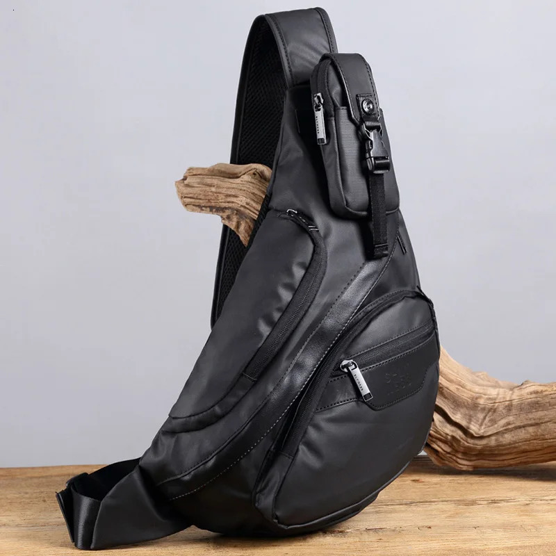 Men Sling Backpack Cross body Shoulder Bags Tactical Military Sports Travel Waterproof Nylon Male Messenger Chest Bag Rucksack 240313
