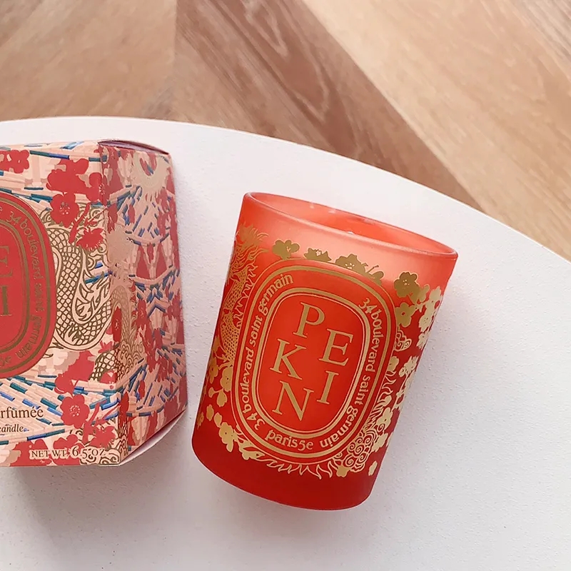 Newest arrival Incense Perfume Candle 245g less Scented Candles Transparent Glass Lasting Burning Valentine s Day Gift Candlelight Dinner
