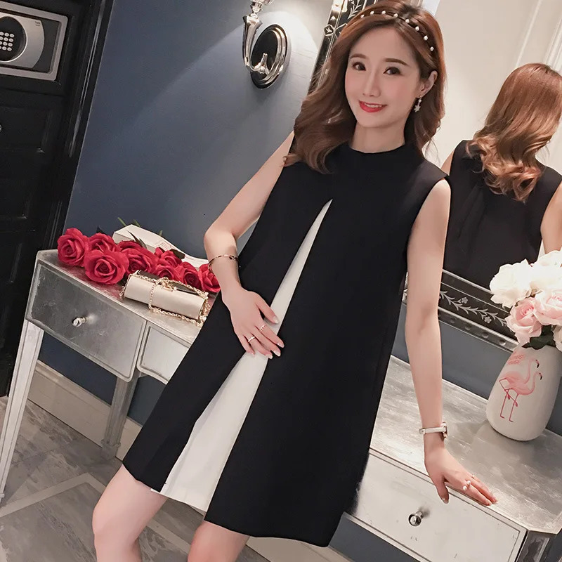 Pregnant Dresses Pregnancy Plus Size Dress Elegant Summer Round Neck Maternity Bow Vestiti Donna Vestido 240301