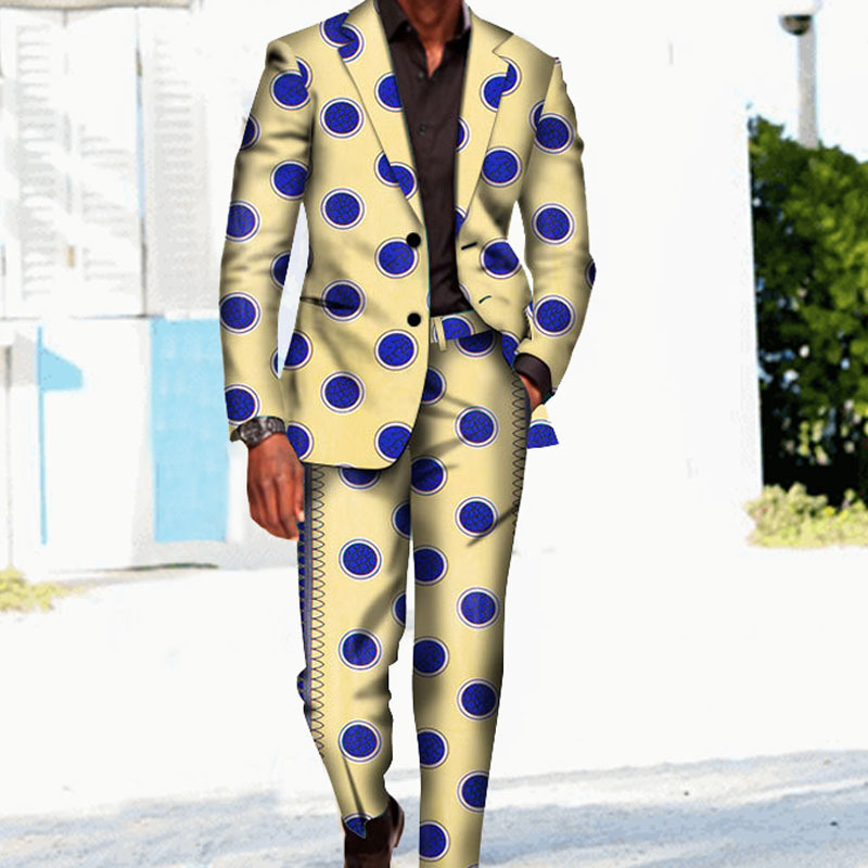 Suit set two-piece two button suit jacket mens suit 230705