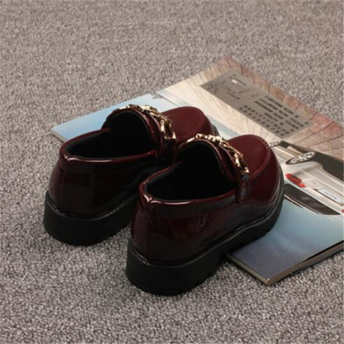 New Fashion Girls Shoes Cute Sweet Children's Casual Sneakers Kids Flats Toddler Girl Princess Leather Shoes Size 25-35