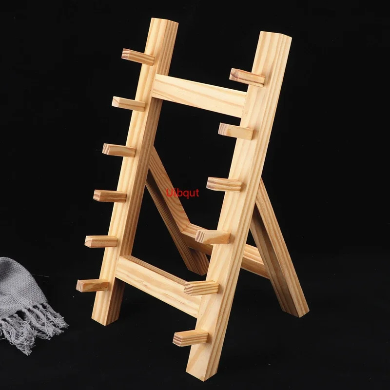 Japanese bayonet wooden knife rest holder swinging rack shelf willow sushi chef tool maker 240304