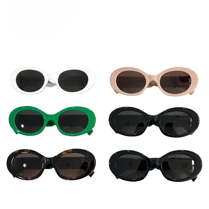 Luxury sunglasses designer sunglasses high quality oval sun glasses retro luxury small round sunglass 26798