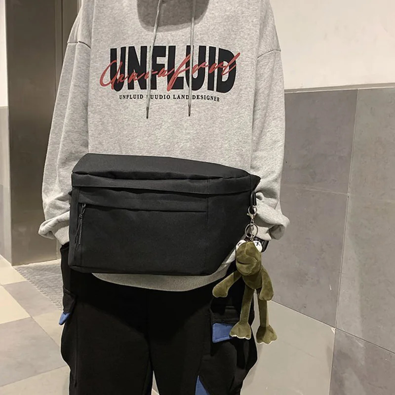 Large Capacity Waist Bag Unisex Fanny Pack Streetwear Chest Hip Hop Banana Bags High Quality Outdoor Big Belt Ms 240308