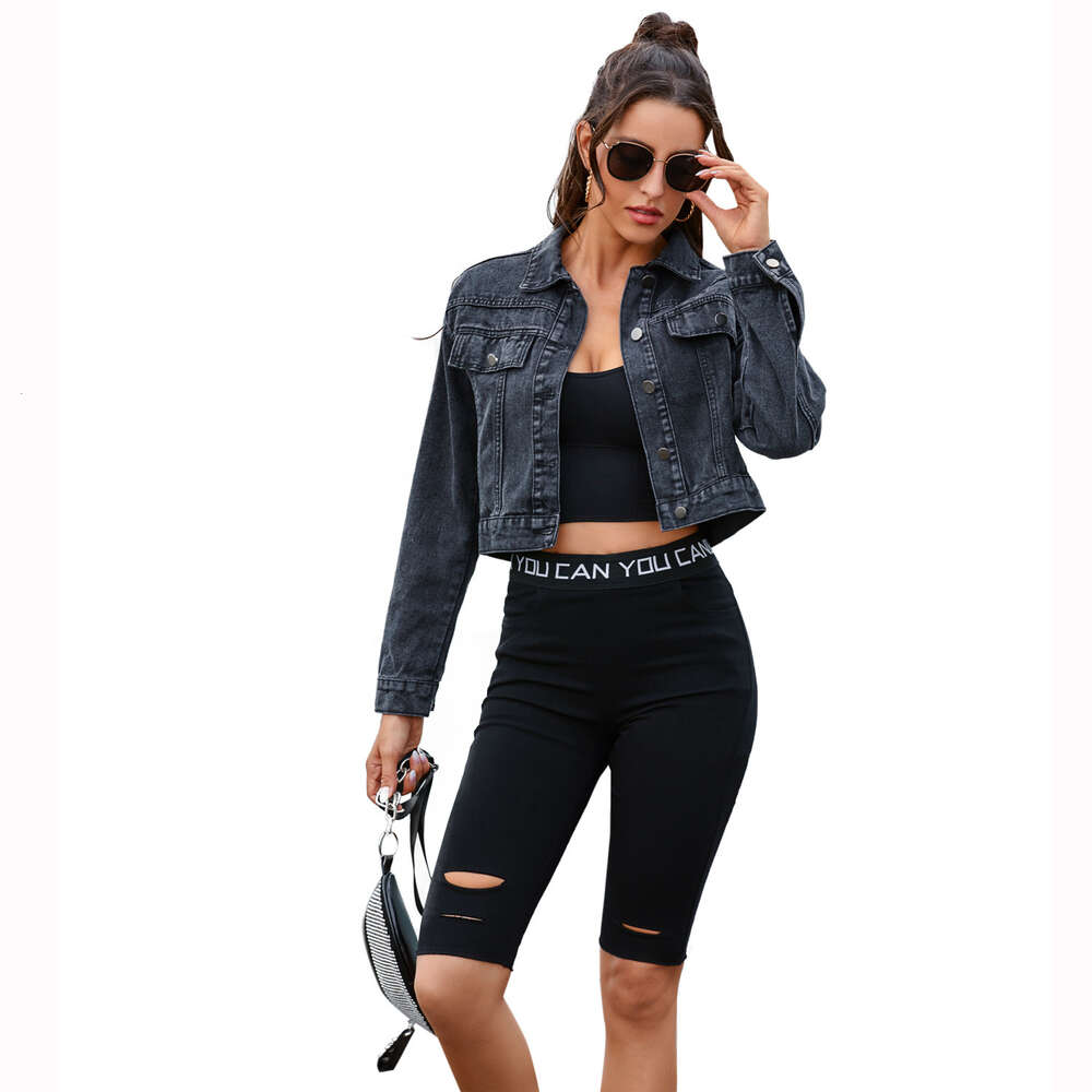 Women's Fashion INS Loose Washed Denim Versatile Jacket
