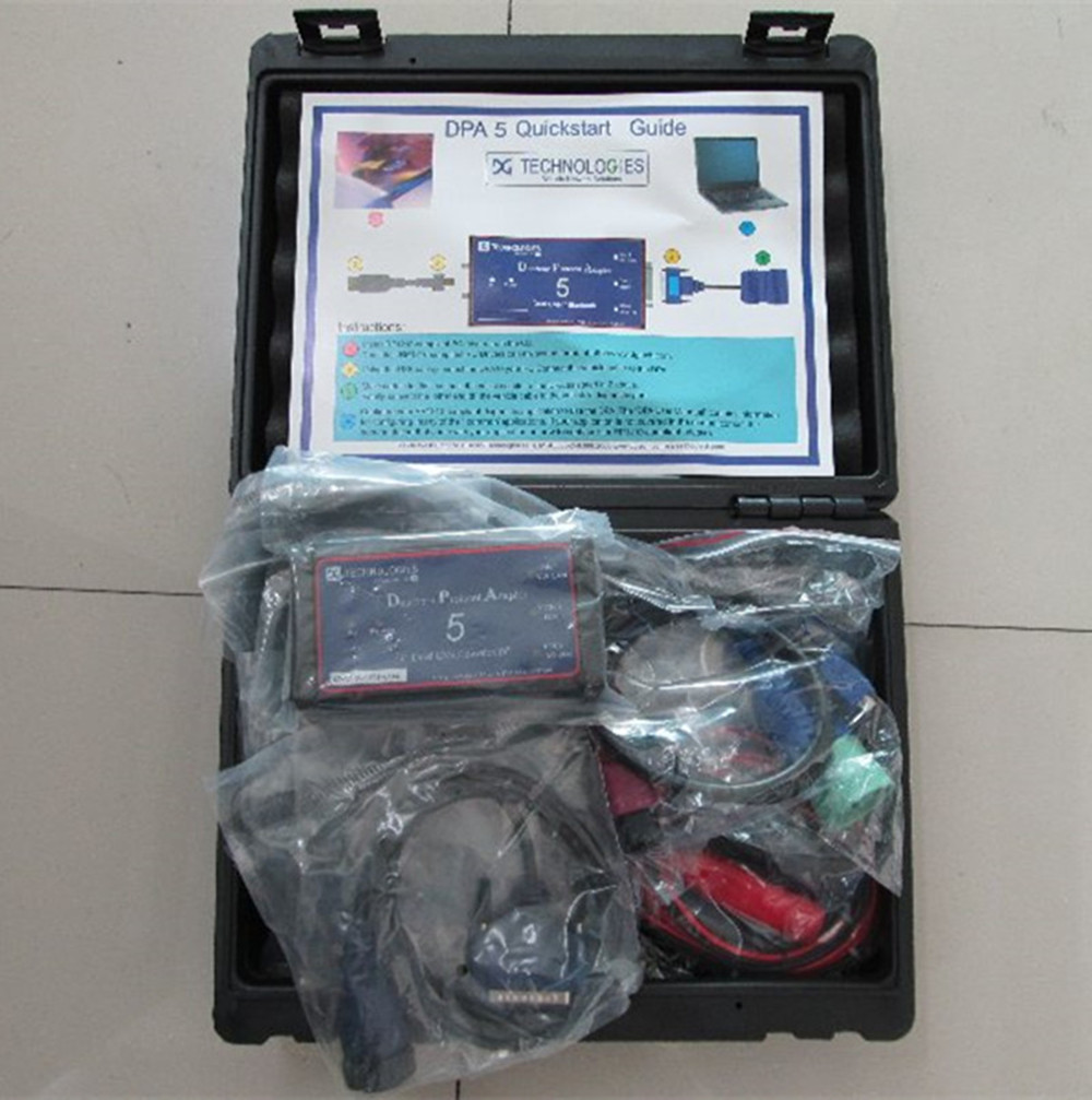 Dpa5 Dearborn Protocol Adapter 5 Heavy Duty Truck Scanner with D630 laptop Works For Multi-brands Support Multi-language