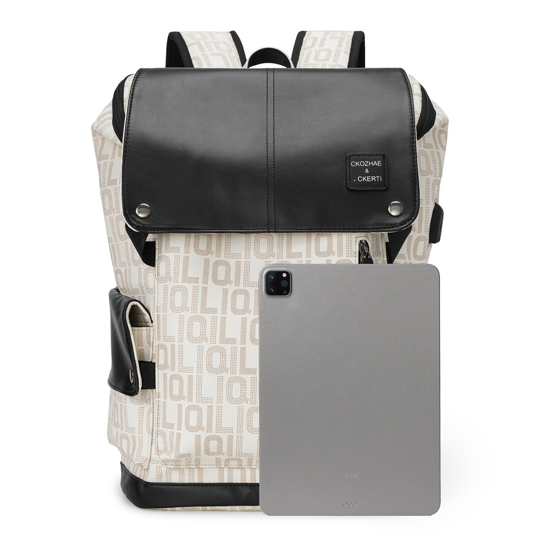 Vintage Crazy Handbag Backpack Men Women Backpack Laptop Leather Daily Bagpack Male Rucksack Trave Hiking Knapsack Large boys girls schoolbags