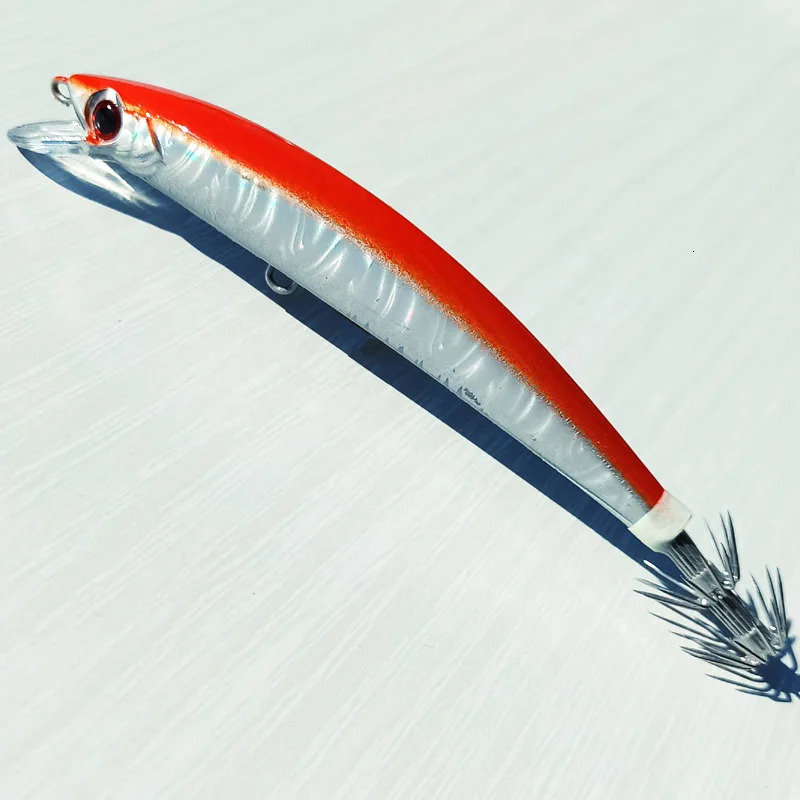 5pcs 14cm/23g sinking octopus jig squid jigs fishing squid lures Hard fishing lure strong fishing hook 240306