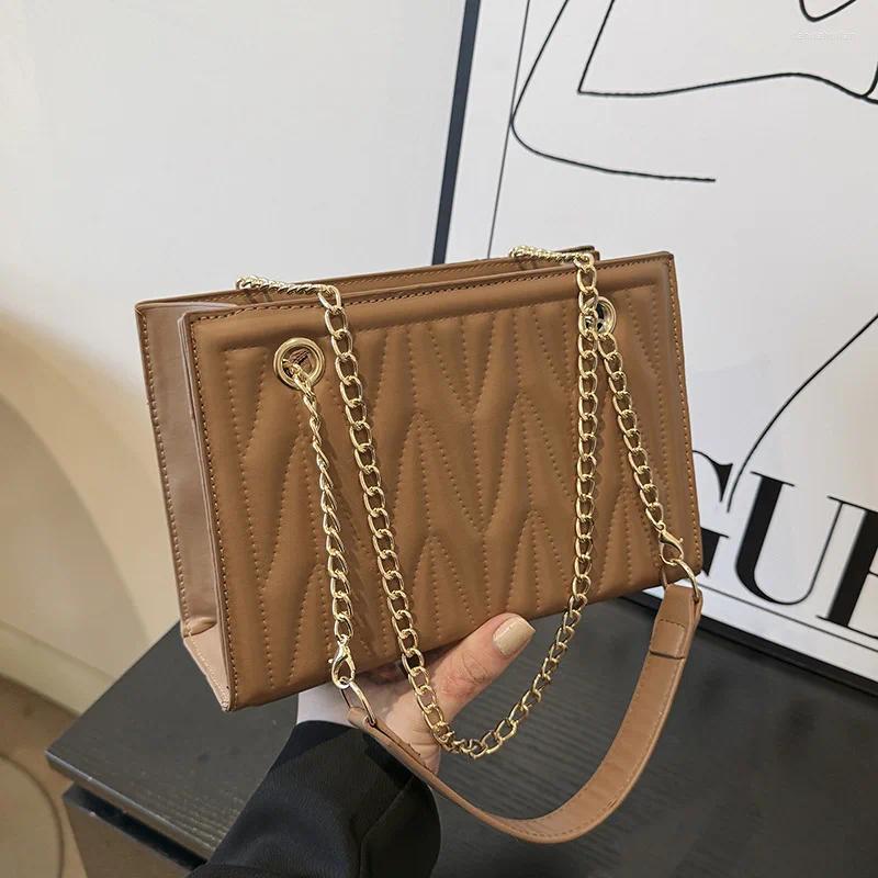 Free Shipping Shoulder Bags Fashion Style Chain Small For Women PU Leather Square Crossbody Bag Designer Handbag Designer Bag Luxury Bag Tote Bag