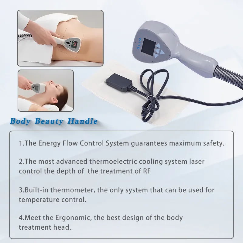 Body Sculpting Rf Slimming Machine Facial Wrinkle Removal RF Massage Machine for Beauty Salon Use