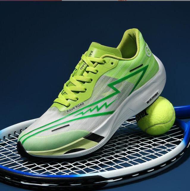 New Full Palm Carbon Plate Running Shoes for Men and Women's Marathon Racing Shock Absorbing Sports Shoes Training Shoes