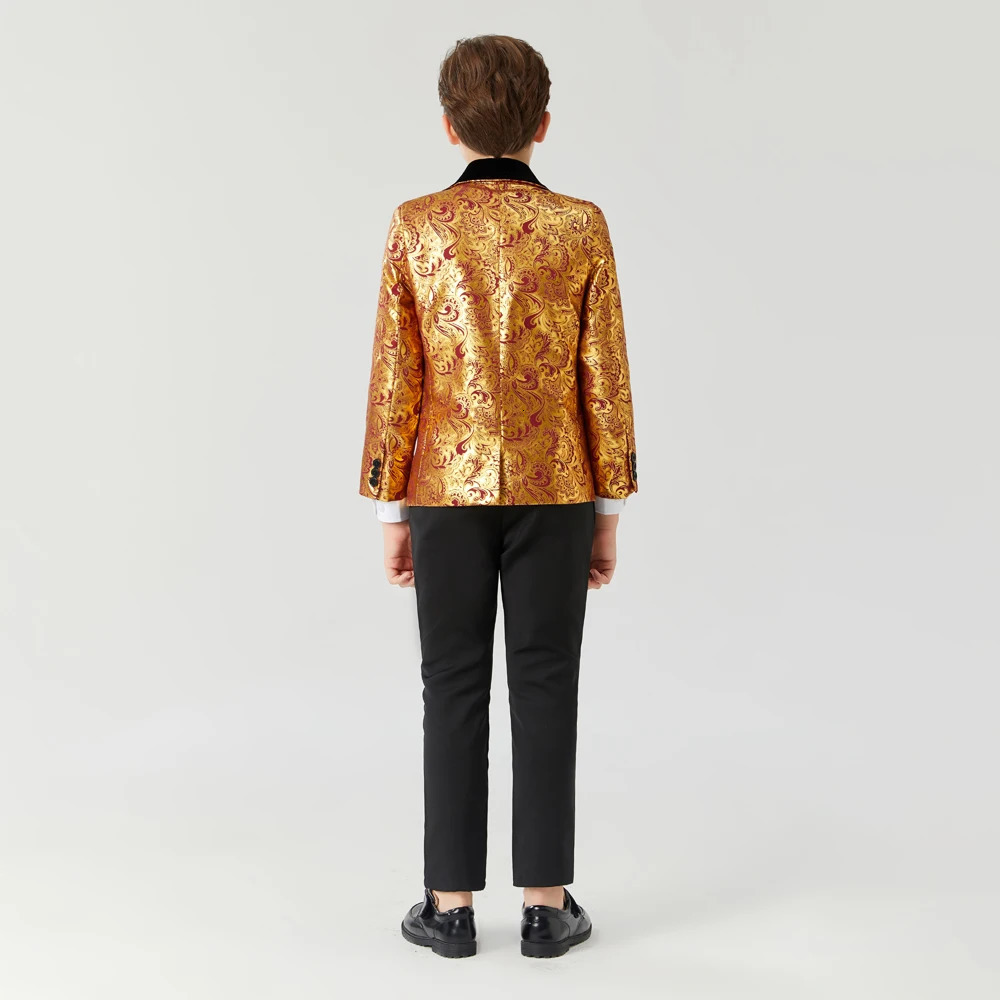 Boys wedding suits shawl lapel boys mens suits 3 piece Boys Formal Wear slim fit Boy Suit Prom Suit JacketPantsTieVest 240304