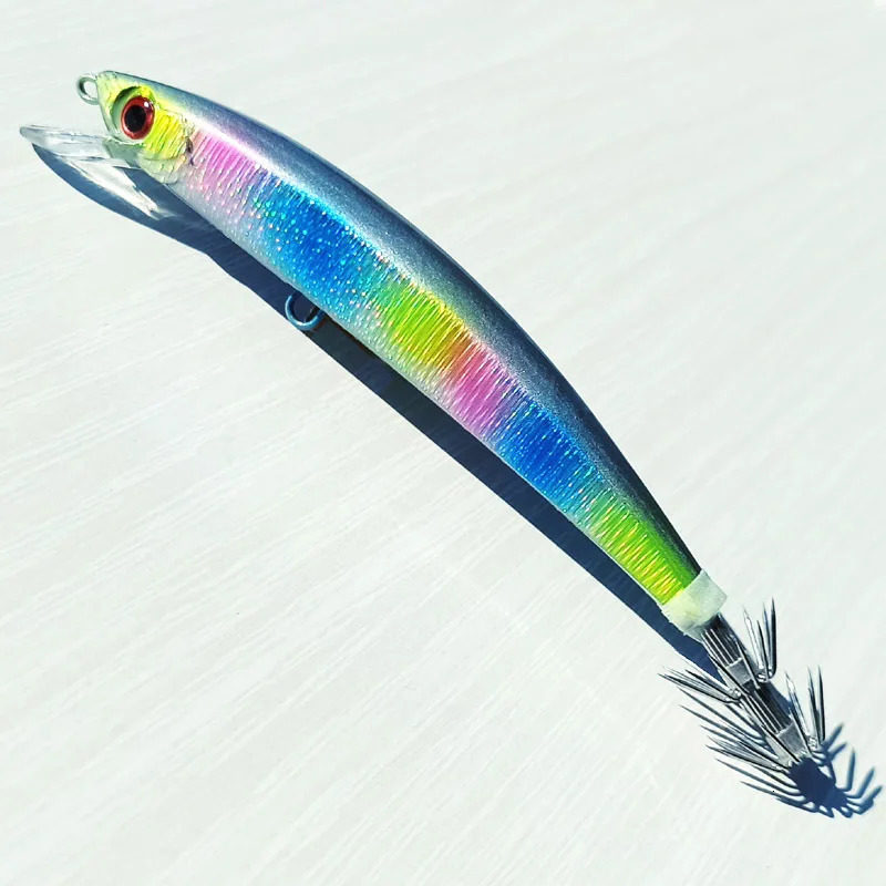 5pcs 14cm/23g sinking octopus jig squid jigs fishing squid lures Hard fishing lure strong fishing hook 240306