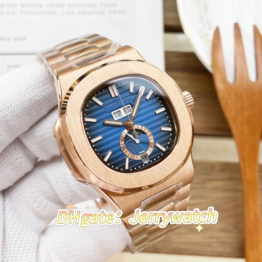 Men's Watch 5726 Designer Watch AAA High Quality Watch 40mm Automatic Mechanical 316 stainless steel multi-function mechanical watch Waterproof luminous watch