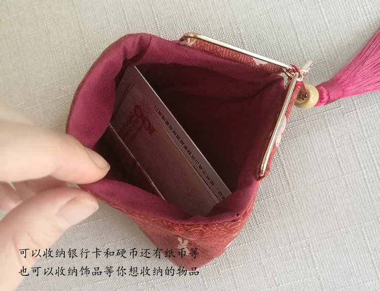 women cute japanese mini wallet magnet button coin purse pouch bag 240229