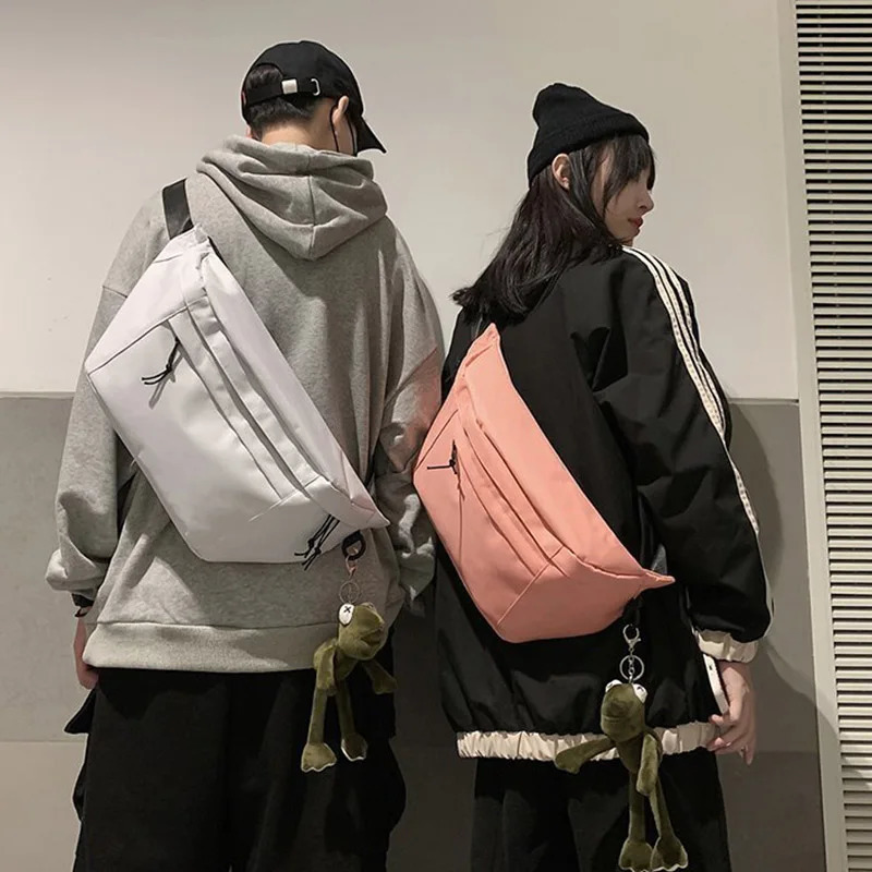 Large Capacity Waist Bag Unisex Fanny Pack Streetwear Chest Hip Hop Banana Bags High Quality Outdoor Big Belt Ms 240308