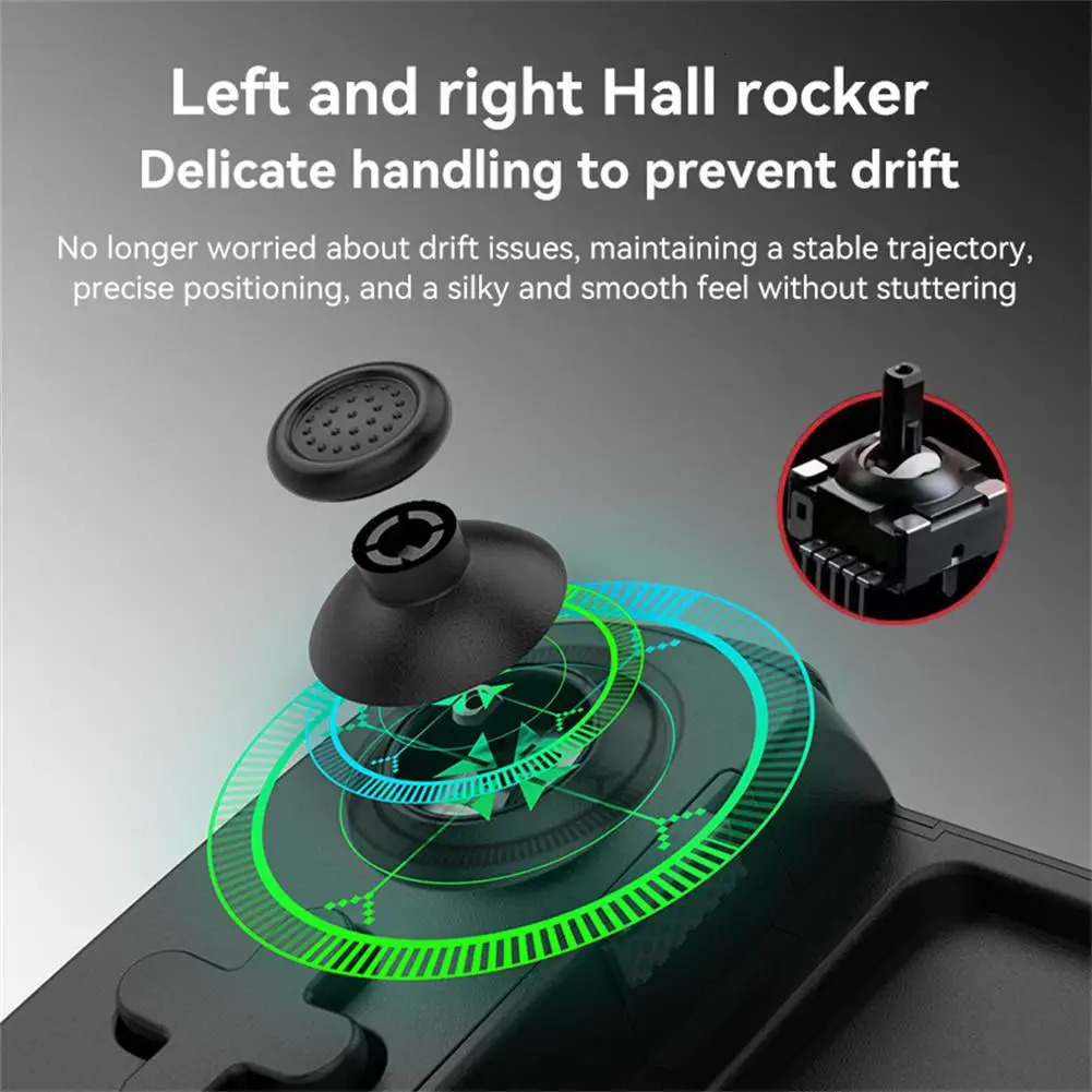 D6 Wireless Stretching Extendable Gaming Controller Bluetooth Handle Pad for Phone Android Gamepad Game Accessoires 240306
