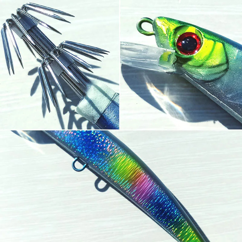 5pcs 14cm/23g sinking octopus jig squid jigs fishing squid lures Hard fishing lure strong fishing hook 240306