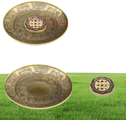 Incense Stick Holder Brass Insense Burner with Ash Catcher for Meditation Yoga Home Office Fragrance Home XB18032427