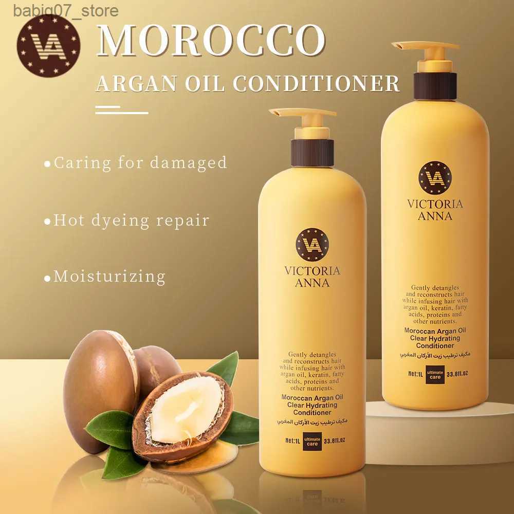 Shampoo Conditioner Moroccan Argan shampoo moisturizing conditioner for dry hair type multifunctional womens hair care products Q240316