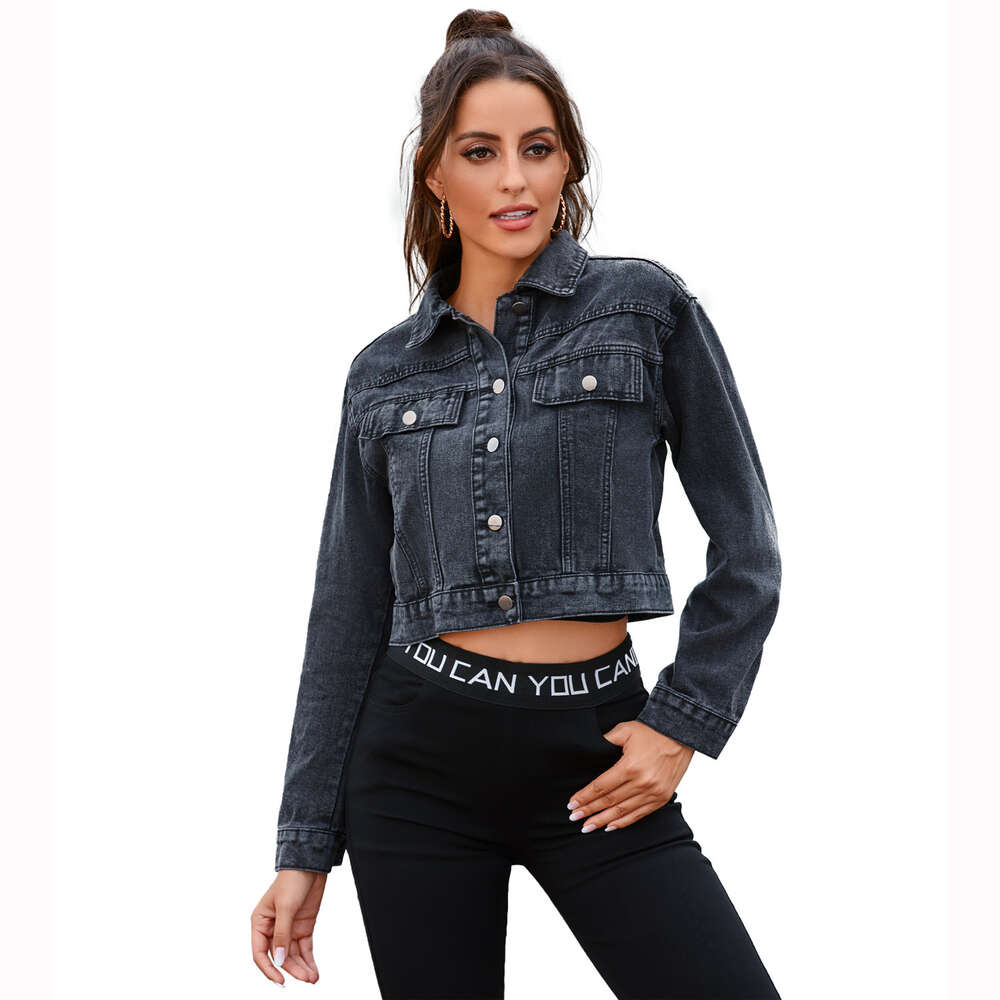 Women's Fashion INS Loose Washed Denim Versatile Jacket