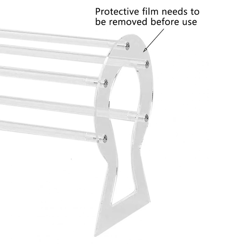 Durable Acrylic Headband Holder Detachable Hairbands Organizer Hair Hoop Storage Rack Display Stand Women Jewelry 240309