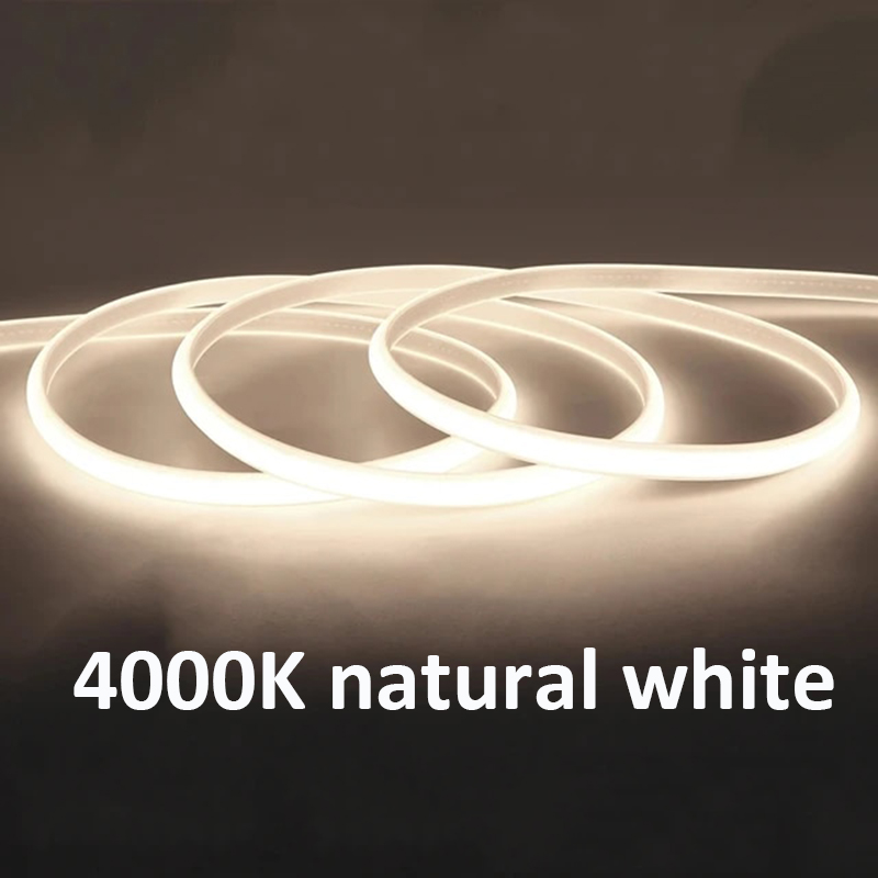 110V 220V COB LED Strip Lights CRI RA90 288LEDs/m Flexible Outdoor Lamp Waterproof LED Tape Kitchen Home Room Decoration