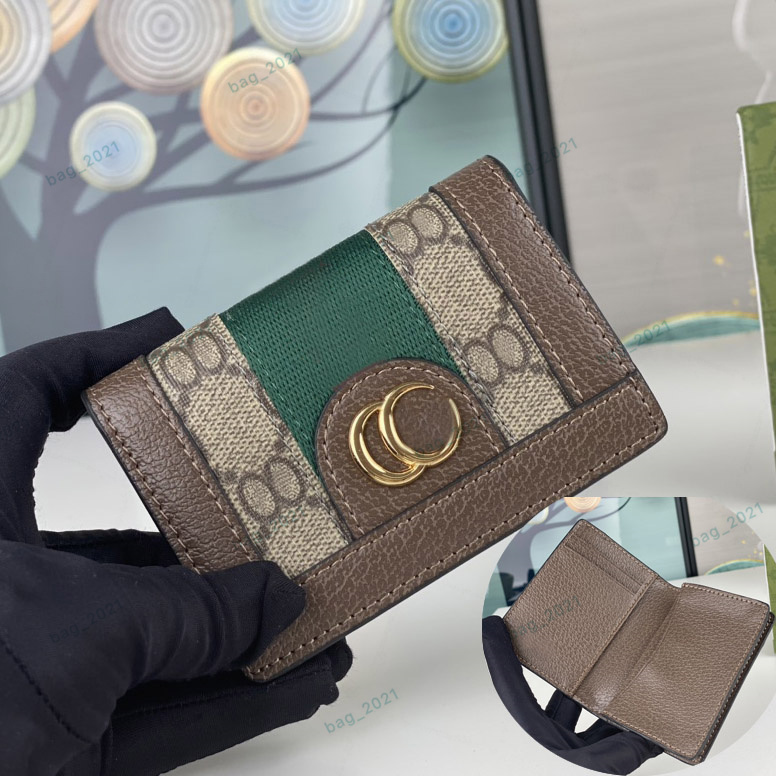 Designer Wallets Women Cion Purses Luxury Small Card Wallet Men Fashion Credit Card Holders Classic Digram Golden Letters Short Money Clutch Bags