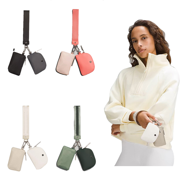 Designer Woman wallet Card Holders Designers Bag Luxury Wallet Women Man Dual Pouch Wristlet Detachable Multi-purpose Change keychain Car key Storage Bag Purses