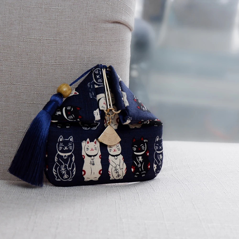 women cute japanese mini wallet magnet button coin purse pouch bag 240229