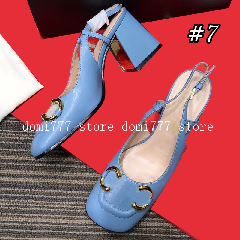 2 Styles Fashion Brand Women's Sandals with 7.5cm High Heels for Women