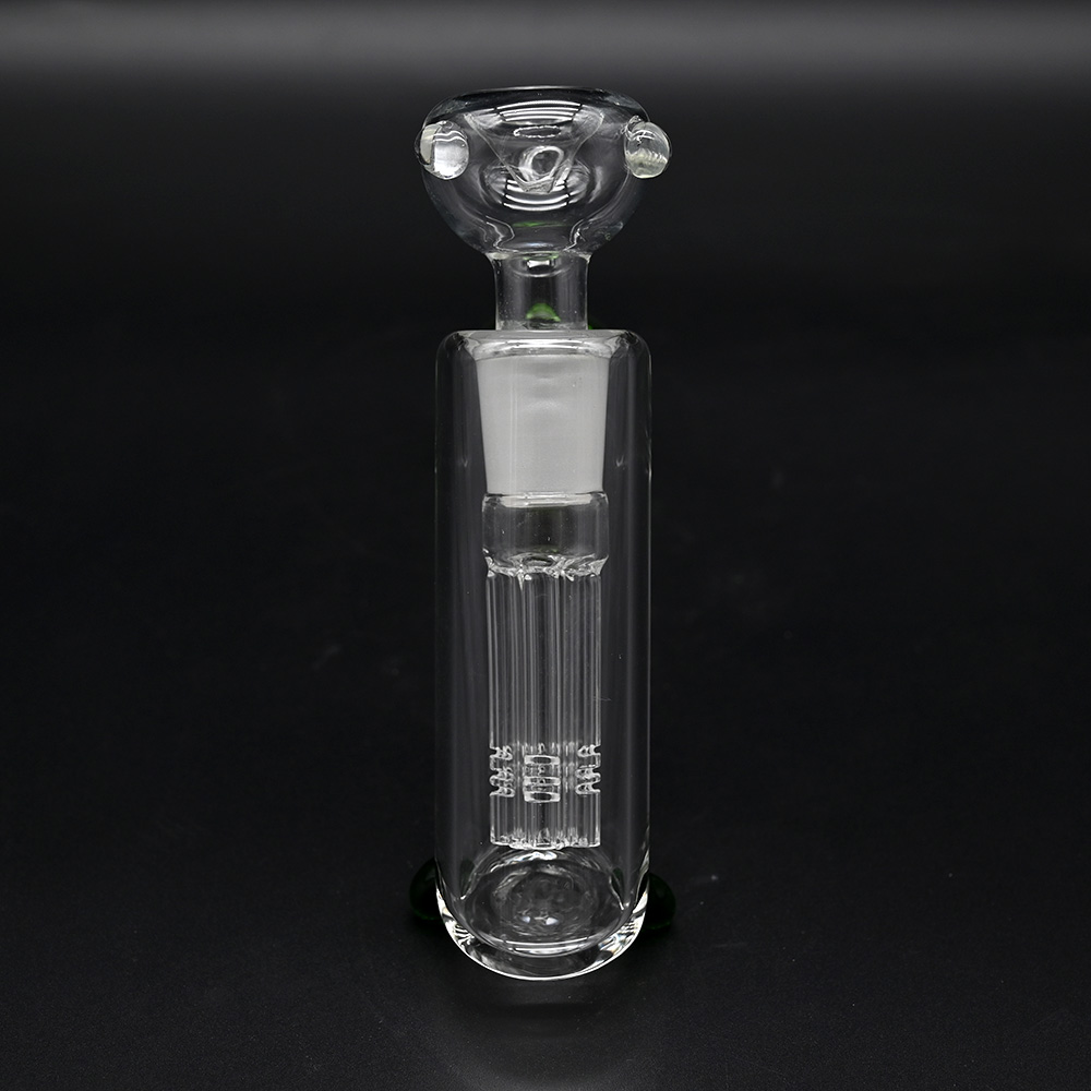 1pc,7.9in,Glass Bubbler With Fixed Diffuser Downstem Water Pipe Bongs,Borosilicate Glass Hammer Pipe,Glass Hookah,Hand Painted,Home Decorations,Smokin