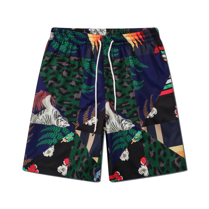 American Men Spring Thin Graphic Printing Lapel Shirts Suit Short Hawaii Beach Shorts Two Pieces Sets Man Outfits