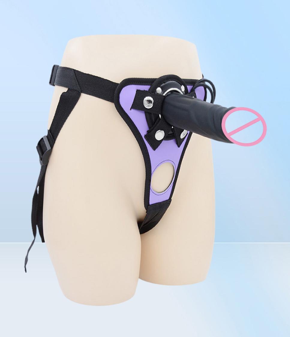 Costumes Sexy Strap On Realistic Dildo Panties For Men Woman Strapon Harness Belt Adult Games Sex Toys For Lesbian Women Couples A9525099 on