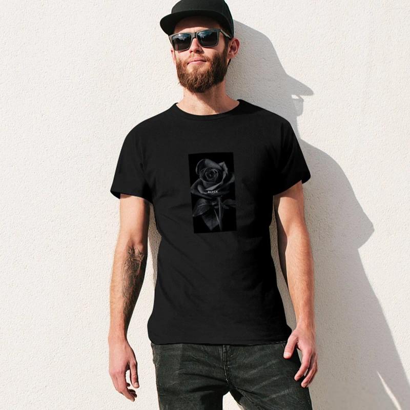 Men's Polos BLVCK T-shirt Tops Summer Mens Cotton T Shirts
