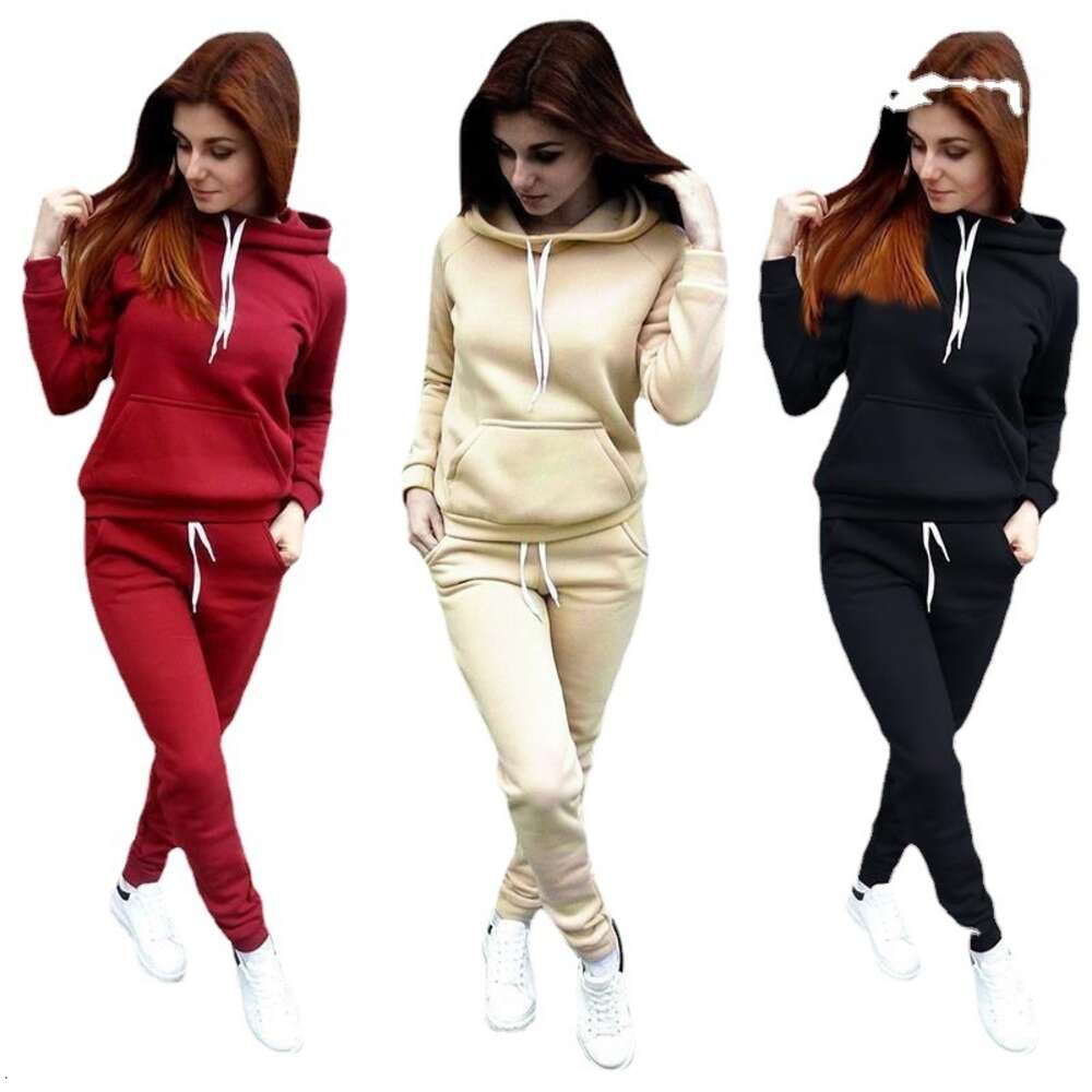 2024 New Brushed Long Sleeved Hat Sports Set Women's Generation