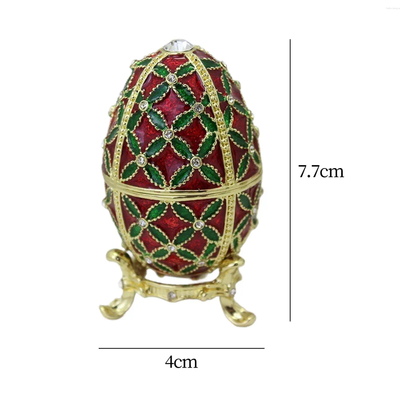 Jewelry Pouches Easter Egg Trinket Box Spring Activities Sculpture Faberge
