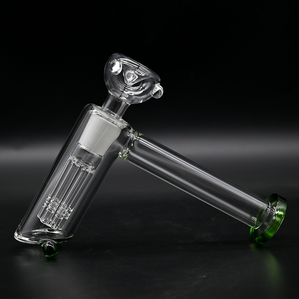 1pc,7.9in,Glass Bubbler With Fixed Diffuser Downstem Water Pipe Bongs,Borosilicate Glass Hammer Pipe,Glass Hookah,Hand Painted,Home Decorations,Smokin