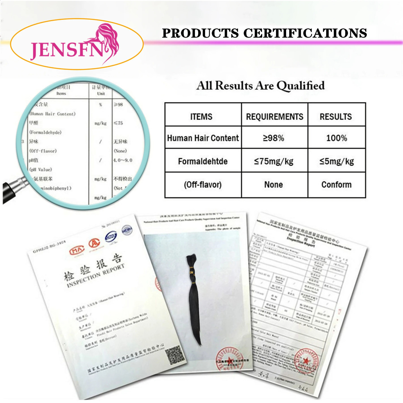 JENSFN Straight 100% Real Human Hair Weft Bundles 50g/Pcs 16-24 Remy Natural Hair Sew In Weaves Brown Blonde Color 240407bj