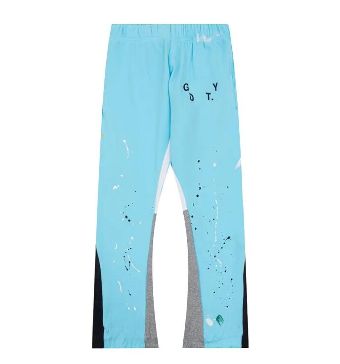 mens Jeans Pants Galleries Sweatpants Dept Speckled Letter Print Men's Women's Couple Loose Versatile Casual Straight Graffiti Red Gray