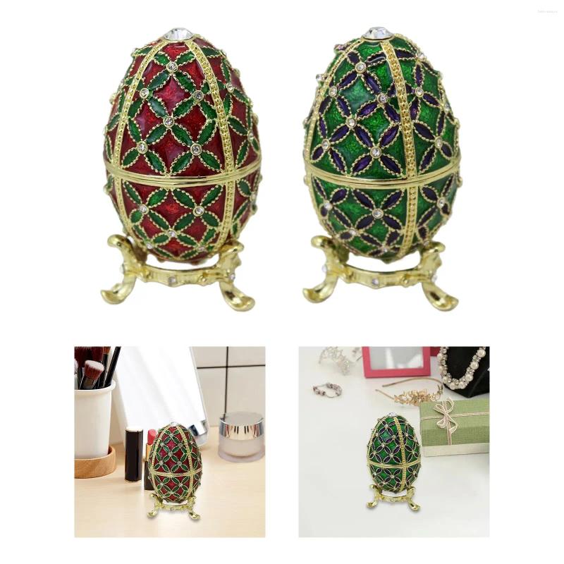 Jewelry Pouches Easter Egg Trinket Box Spring Activities Sculpture Faberge