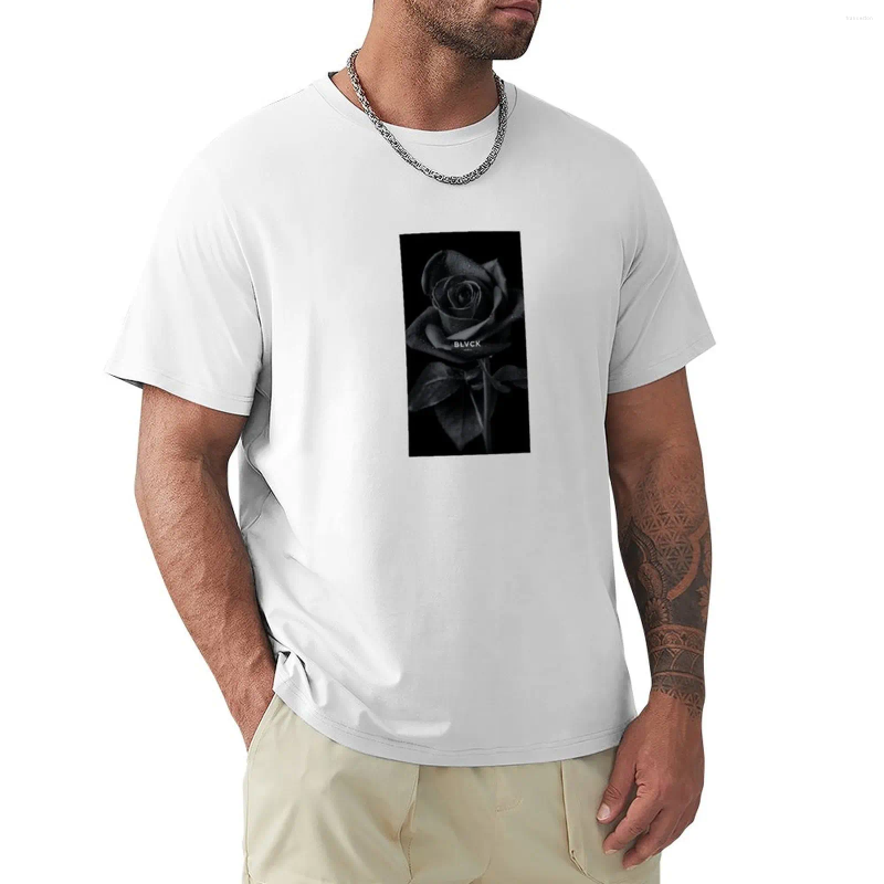 Men's Polos BLVCK T-shirt Tops Summer Mens Cotton T Shirts