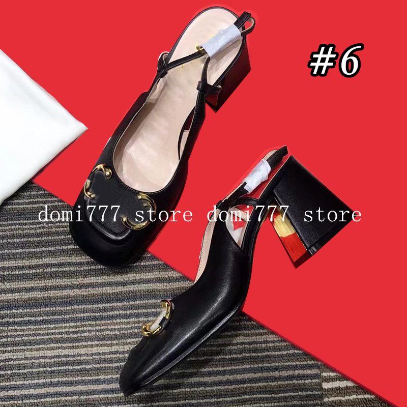 2 Styles Fashion Brand Women's Sandals with 7.5cm High Heels for Women