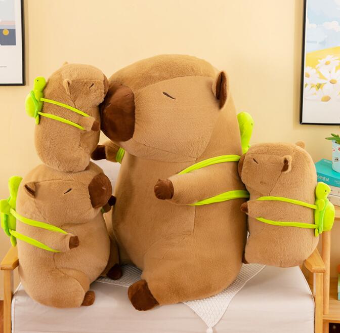 25cm Fluffy Capybara Plush Doll Kawaii Capybara Stuffed Animal Doll Plush Toy