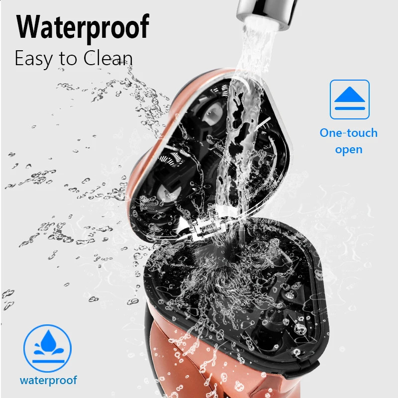 Powerful Cordless LCD Electric Shaver 3D Floating Wet Dry Beard Razor Rechargeable Shaving Machine For Men 240228