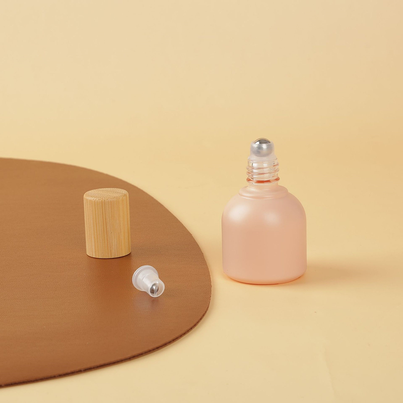 10ml Portable Essential Oil Bottle Morandi Glass Refillable Perfume Bottle Travel Roll On Essential Oil Roller Bottle